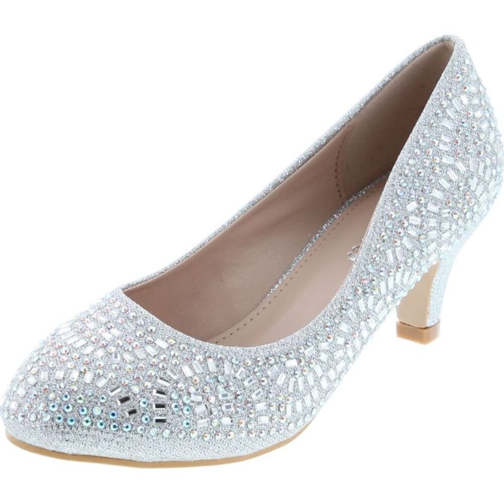 Forever Link Jemma-31 Silver Womens pumps-shoes 7 NEW